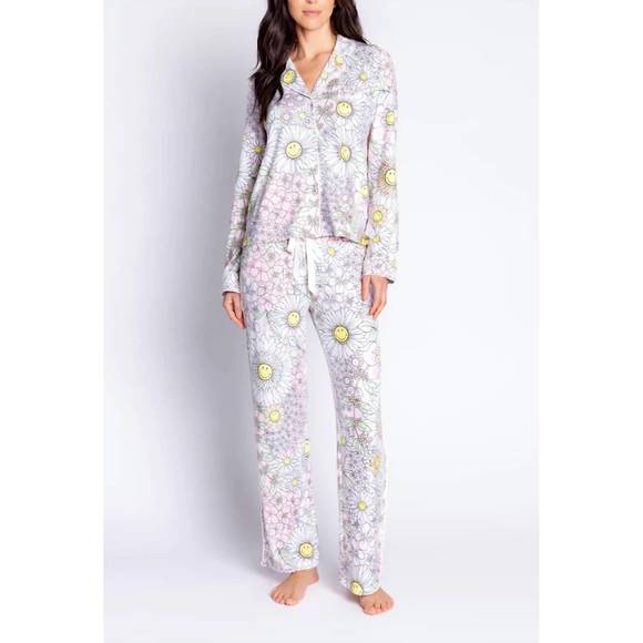 PJ Salvage Intimates & Sleepwear New Pj Salvage Smiley Blooms Set In Pale Pink Poshmark